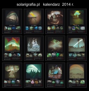 Kalendarz solarigraficzny 2014 Kalendarz solarigraficzny 2014